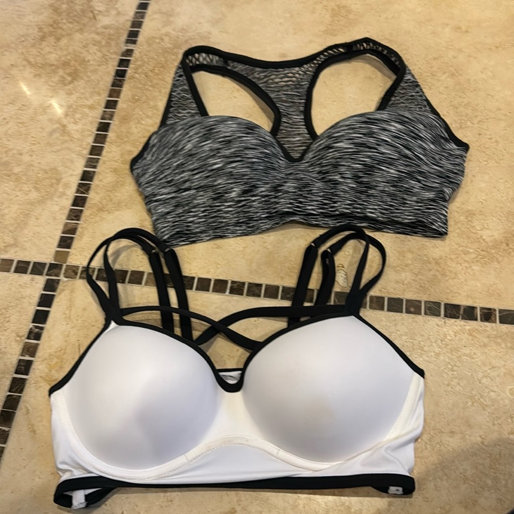 Set of 2 Victoria's Secret pink sport bra